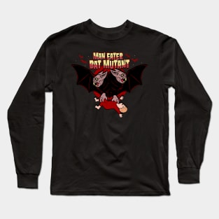 Man Eater Bat Mutants Zombie Vampires Long Sleeve T-Shirt